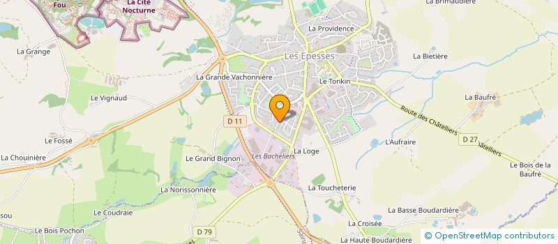 localisation de l'entreprise SCI LA MOTHE  LES EPESSES