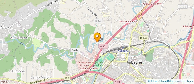 localisation de l'entreprise SCI LA MOTTE à AUBAGNE