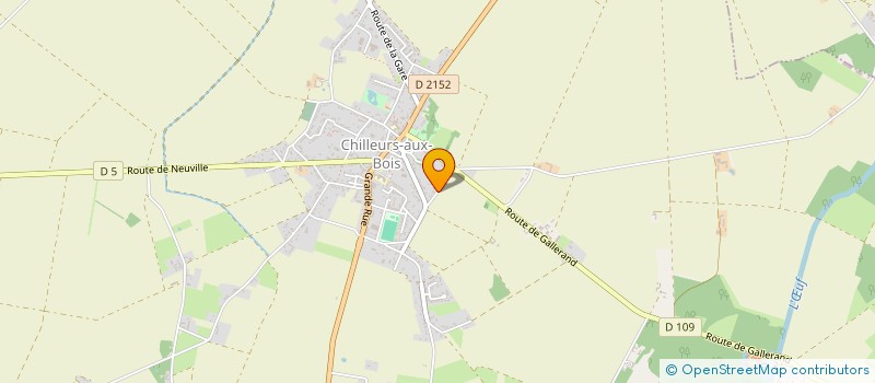 localisation de l'entreprise SCI LA MOTTE à CHILLEURS-AUX-BOIS