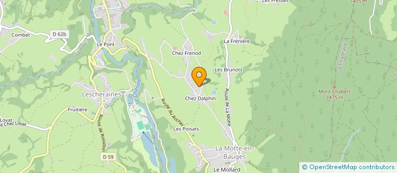 localisation de l'entreprise SCI LA MOTTE  AIX-LES-BAINS