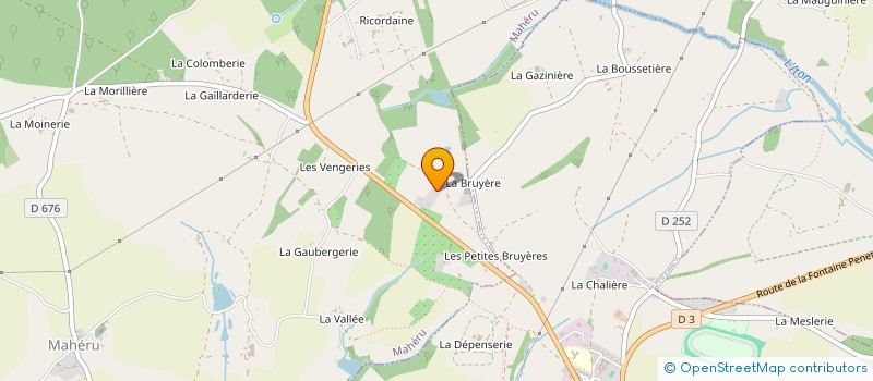 localisation de l'entreprise SCI LA MOTTE BEAUVAIS  LA FERRIERE-AU-DOYEN