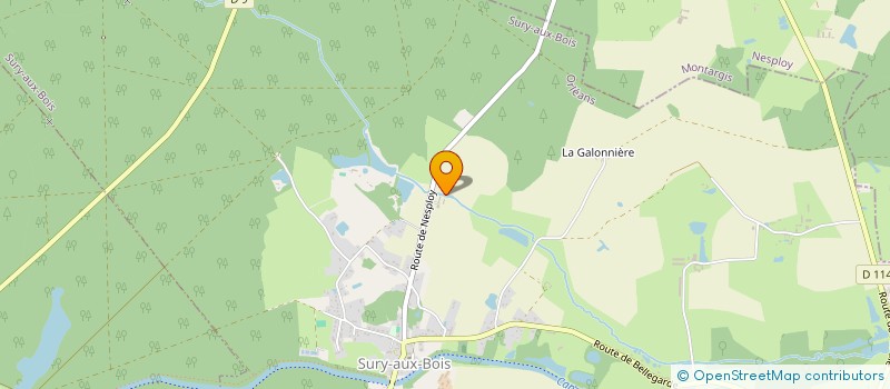 localisation de l'entreprise SCI LA MOTTE DU CROC  SURY-AUX-BOIS