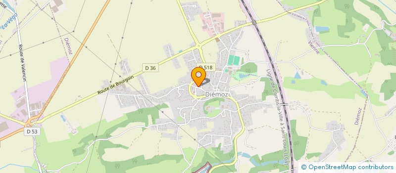 localisation de l'entreprise SCI LA MOTTE PETREE  DIEMOZ