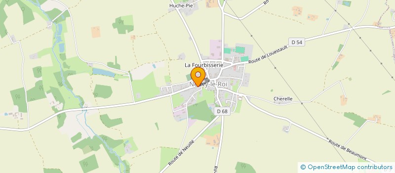 localisation de l'entreprise SCI LA MOTTE SAIE  NEUVY-LE-ROI