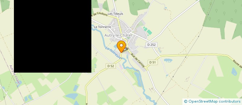 localisation de l'entreprise SCI LA MOTTE SEVIGNE à AUTRY-LE-CHATEL