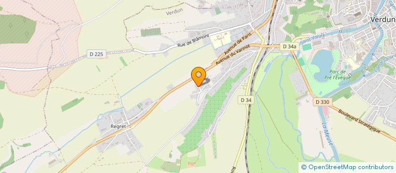 localisation de l'entreprise SCI LA MOUCHE  VERDUN