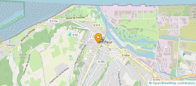 localisation de l'entreprise SCI LA MOUCHE IV à HONFLEUR