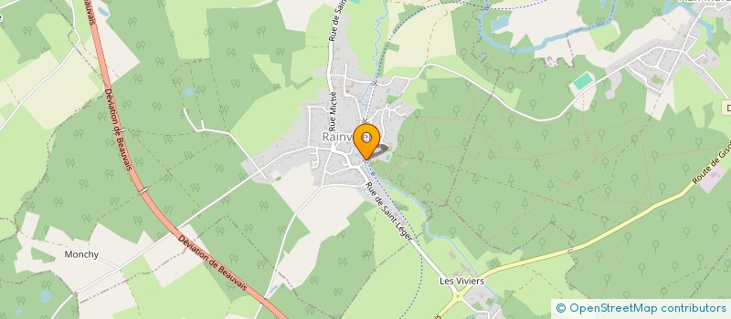 localisation de l'entreprise SCI LA MOUCHOTTIERE  RAINVILLERS