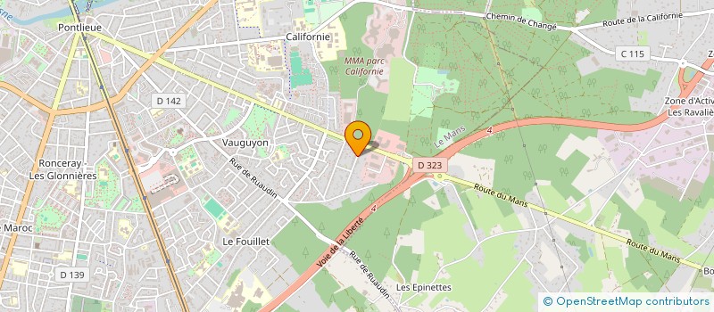 localisation de l'entreprise SCI LA MOUETTE  LE MANS