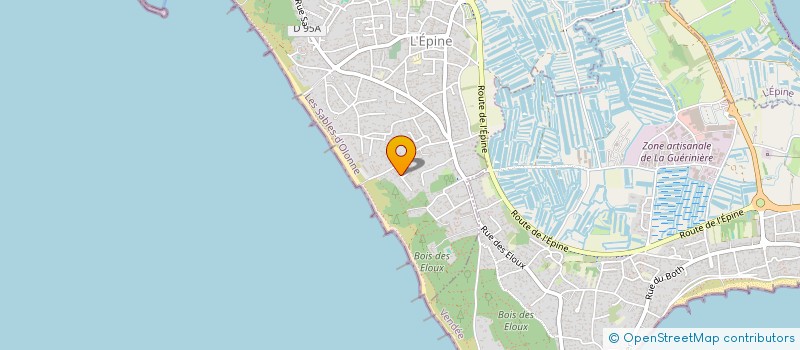 localisation de l'entreprise SCI LA MOUGENDRIE  BREST