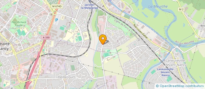 localisation de l'entreprise SCI LA MOUGEOTTE  JARVILLE-LA-MALGRANGE