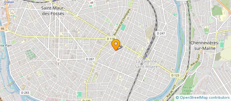 localisation de l'entreprise SCI LA MOUGNACAISE à SAINT-MAUR-DES-FOSSES