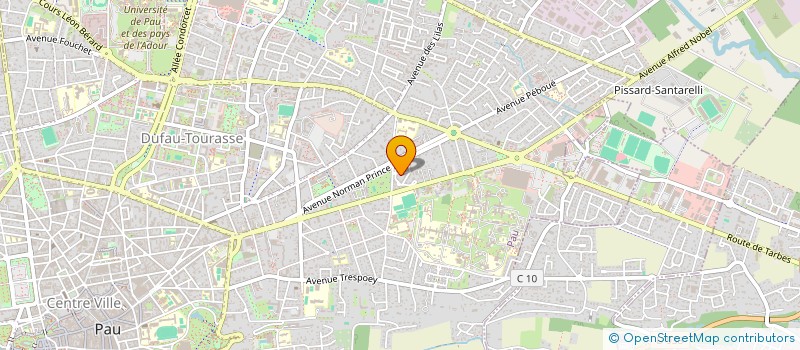 localisation de l'entreprise SCI LA MOULINE à PAU
