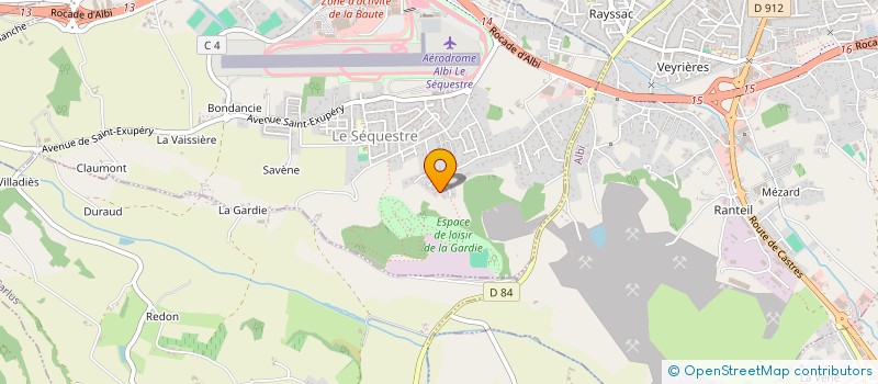 localisation de l'entreprise SCI LA MOULINE  LE SEQUESTRE