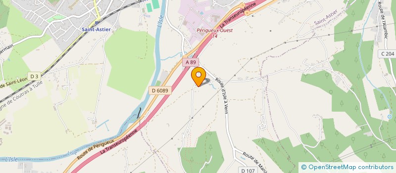 localisation de l'entreprise SCI LA MOULINE  SAINT-ASTIER