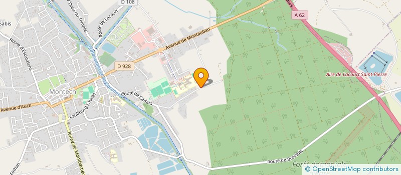 localisation de l'entreprise SCI LA MOULINE  MONTECH