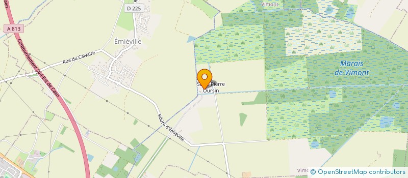 localisation de l'entreprise SCI LA MOULINE  VIMONT