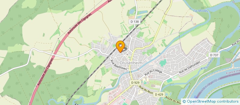 localisation de l'entreprise SCI LA MOULINE  ROHRWILLER