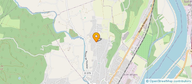 localisation de l'entreprise SCI LA MOULINE  CHARMES-SUR-RHONE