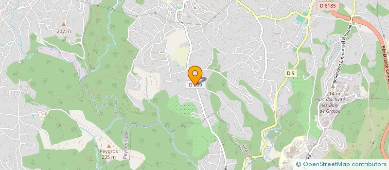 localisation de l'entreprise SCI LA MOULINIERE à GRASSE