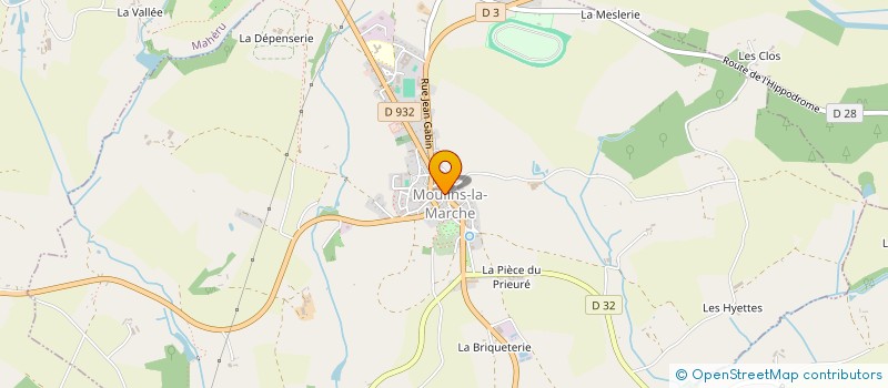 localisation de l'entreprise SCI LA MOULINOISE à MOULINS-LA-MARCHE