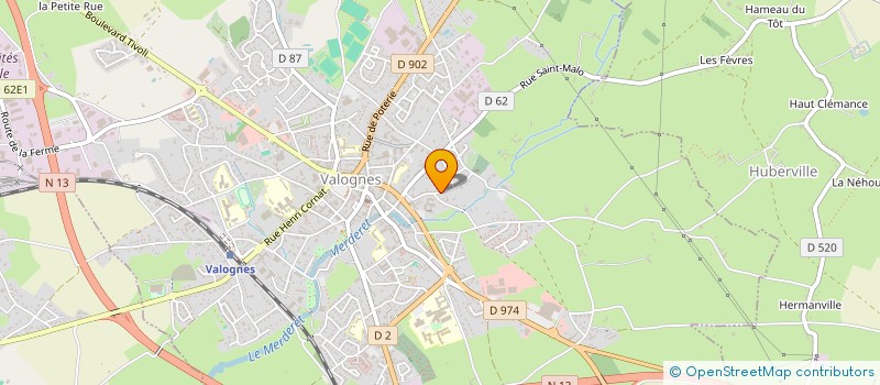 localisation de l'entreprise SCI LA MOURAINE  VALOGNES