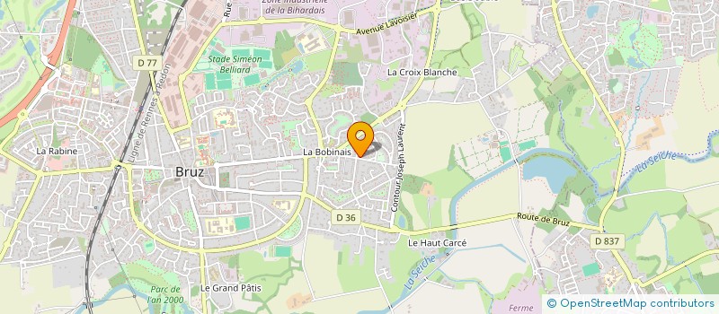 localisation de l'entreprise SCI LA MOUSSETTE à BRUZ
