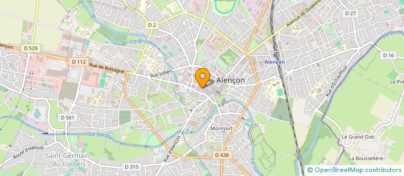 localisation de l'entreprise SCI LA MOUSSON à ALENCON