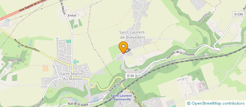 localisation de l'entreprise SCI LA MOUSTIK'AIRE  SAINT-LAURENT-DE-BREVEDENT