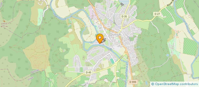 localisation de l'entreprise SCI LA MOUTETTE  QUISSAC