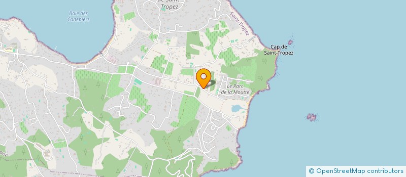 localisation de l'entreprise SCI LA MOUTTE à SAINT-TROPEZ