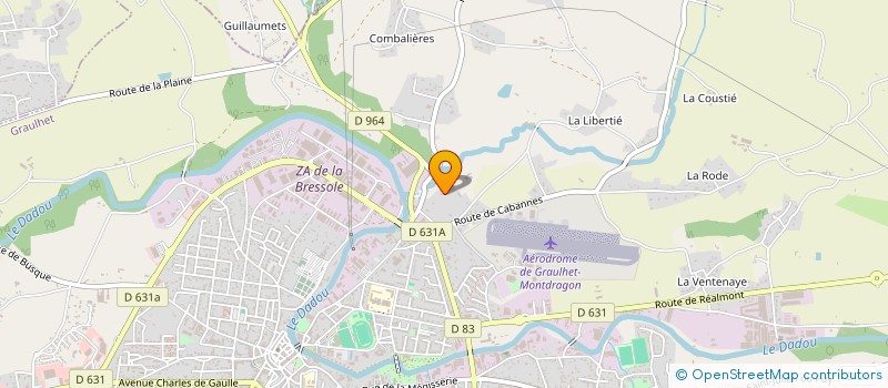 localisation de l'entreprise SCI LA MOUZELLE  GRAULHET