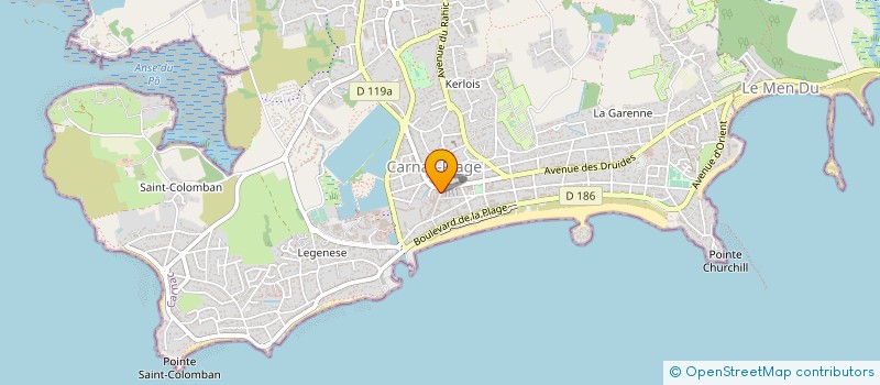 localisation de l'entreprise SCI LA MOVIDA  CARNAC