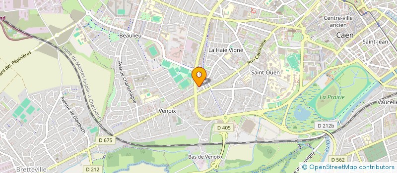 localisation de l'entreprise SCI LA MUANCE à CAEN