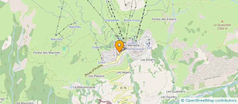 localisation de l'entreprise SCI LA MUANDE  ORCIERES