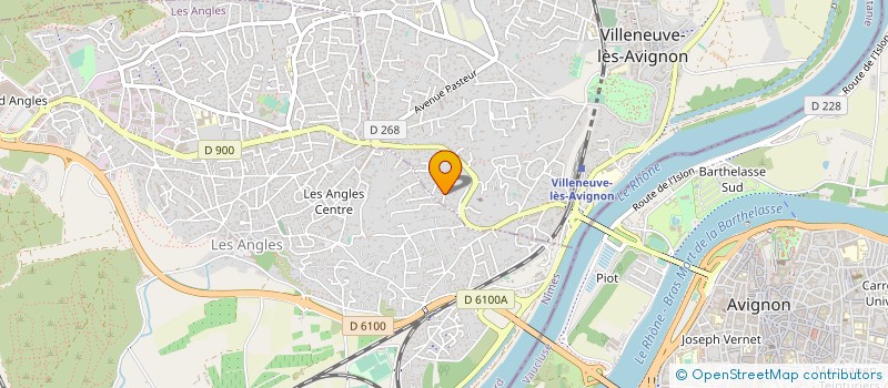 localisation de l'entreprise SCI LA MUDE à VILLENEUVE-LES-AVIGNON