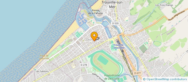 localisation de l'entreprise SCI LA MUETTE à DEAUVILLE