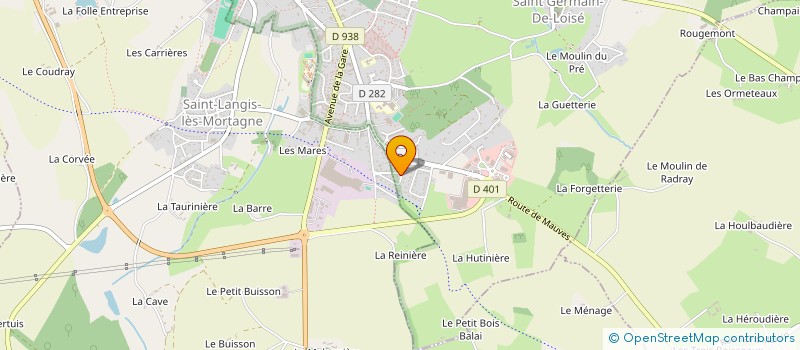 localisation de l'entreprise SCI LA MURALINE à MORTAGNE-AU-PERCHE