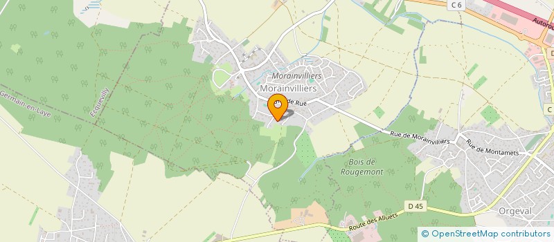 localisation de l'entreprise SCI LA MURE AUX CHATS  MORAINVILLIERS