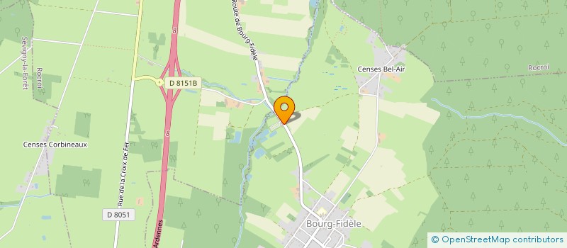 localisation de l'entreprise SCI LA MUREE  BOURG-FIDELE