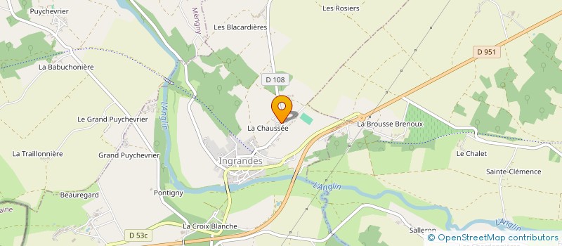localisation de l'entreprise SCI LA MURIELLERIE à INGRANDES