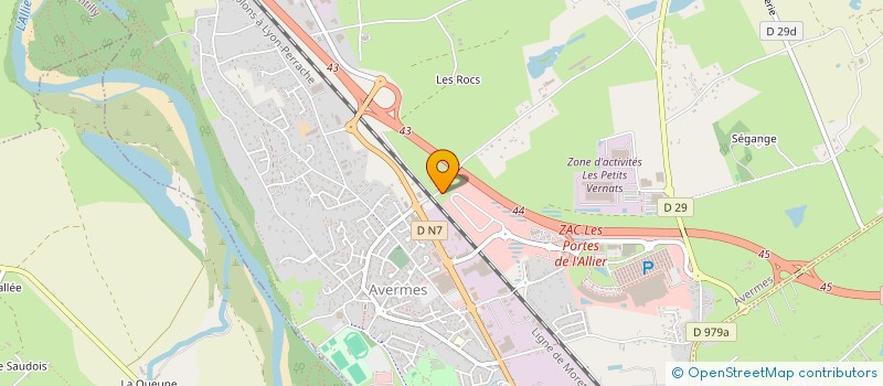 localisation de l'entreprise SCI LA MURIERE  AVERMES