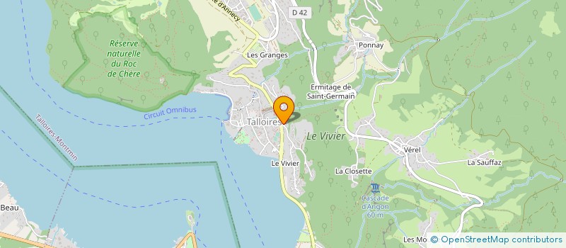 localisation de l'entreprise SCI LA MUSARDIERE à TALLOIRES-MONTMIN