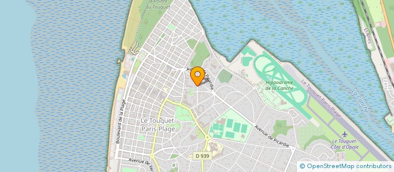 localisation de l'entreprise SCI LA MUSARDIERE à LE TOUQUET-PARIS-PLAGE