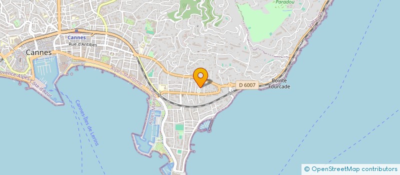 localisation de l'entreprise SCI LA MUSELLE à CANNES