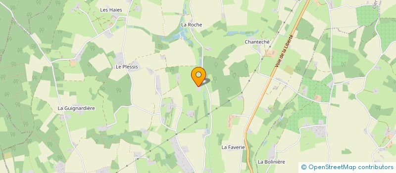 localisation de l'entreprise SCI LA MUSSETIERE  CLERMONT-CREANS