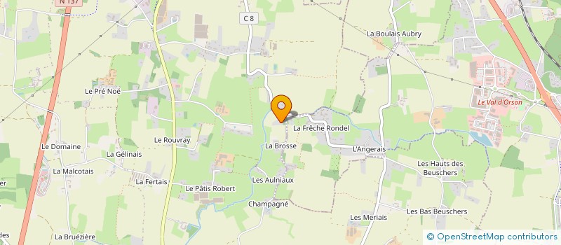 localisation de l'entreprise SCI LA MUZARDIERE  NOYAL-CHATILLON-SUR-SEICHE