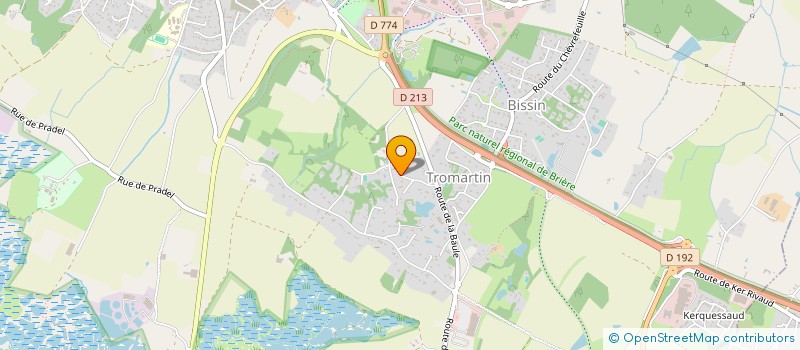 localisation de l'entreprise SCI LA MUZARDIERE  GUERANDE