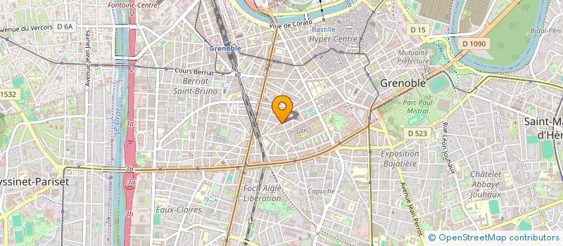 localisation de l'entreprise SCI LA MYRTE à GRENOBLE
