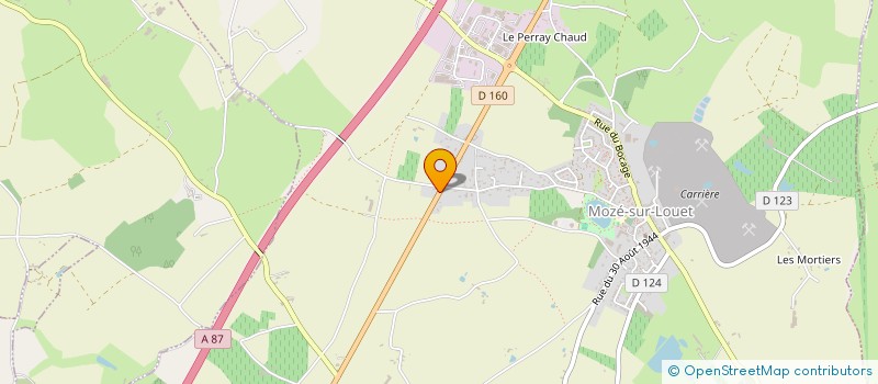 localisation de l'entreprise SCI LA NAISSANCE  MOZE-SUR-LOUET